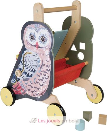 Carrito de empuje con actividades Búho MT162560 Manhattan Toy 3