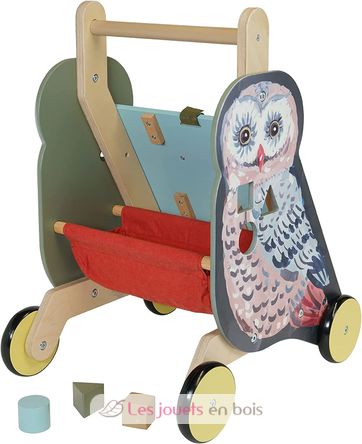 Carrito de empuje con actividades Búho MT162560 Manhattan Toy 5