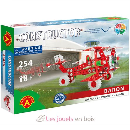 Constructor Baron - Avión retro AT-1655 Alexander Toys 2