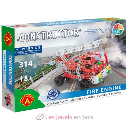 Constructor de camiones de bomberos - Camión de bomberos AT-1656 Alexander Toys 2