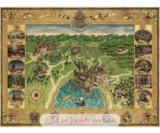 Mapa de Hogwarts Puzzle 1500 piezas RAV165995 Ravensburger 2