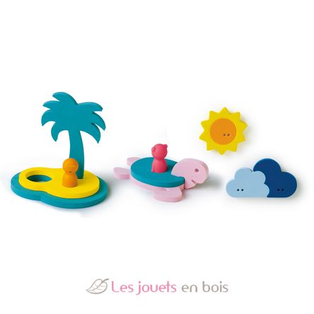 Puzzle de baño en 3D La isla del tesoro QU-171942 Quut 1