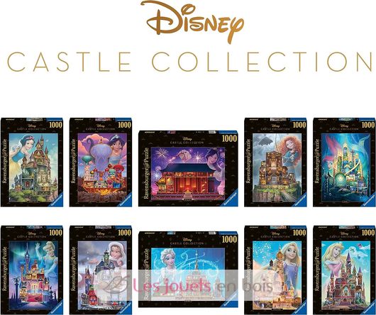 Puzzle Jasmine Disney Castles 1000 piezas RAV-17330 Ravensburger 4