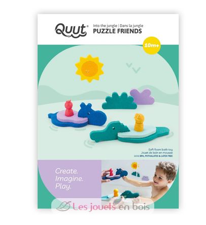 Puzzle del baño - En la jungla QU-173755 Quut 7