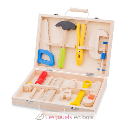 Caja de herramientas - 10 artículos NCT-18280 New Classic Toys 1