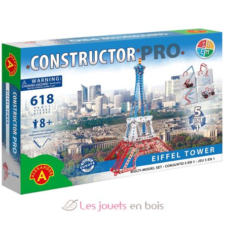 Constructor Pro - Tour Eiffel 5 en 1 AT-1907 Alexander Toys 3