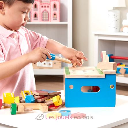 Pequeño banco de trabajo de sobremesa MD-19386 Melissa & Doug 11