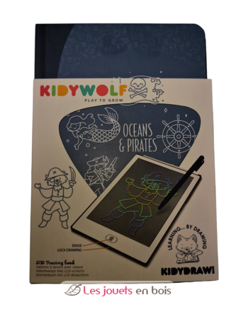 Kidydraw-Mini Tableta de dibujo - Océanos y piratas KW-KIDYDRAWMINI-OPI Kidywolf 9