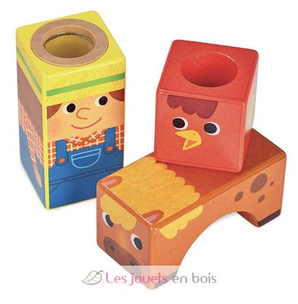 Cubes sonores de la ferme V2102 Vilac 2