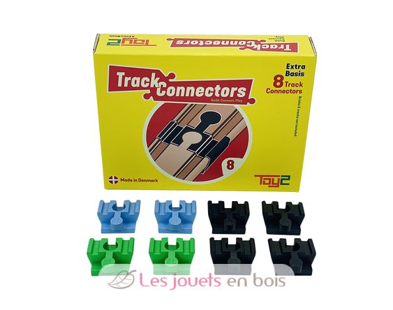 8 conectores de base de vía Toy2-21048 Toy2 1