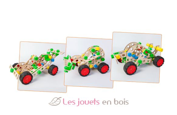 Constructor Junior 3x1 - Coche de carreras AT-2158 Alexander Toys 3