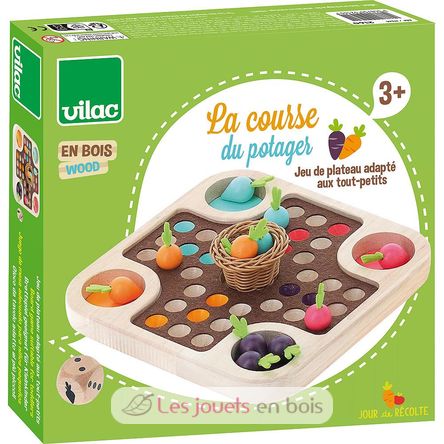 Juegos de caballos pequeños con verduras de la huerta V2160 Vilac 6