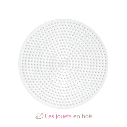 Gran plato redondo Midi perlas de plástico blanco HAMA-221 Hama 1