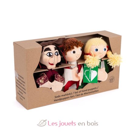 Set de 3 marionetas Hansel y Gretel MU22790B Mú 2