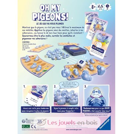 Juego Oh my Pigeons RAV22894 Ravensburger 3