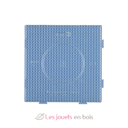Ensamblaje de placa cuadrada Cuentas de plástico Midi transparentes HAMA-234TR Hama 1