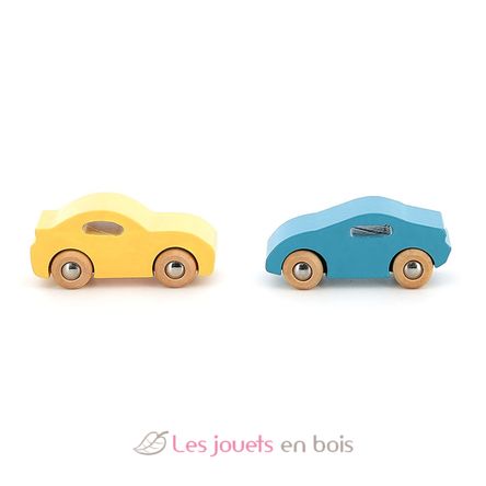 Juego de 4 coches de madera Supercars V2369 Vilac 7