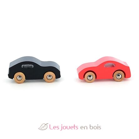 Juego de 4 coches de madera Supercars V2369 Vilac 6