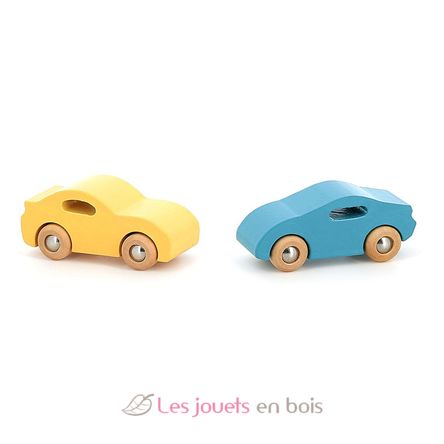 Juego de 4 coches de madera Supercars V2369 Vilac 5