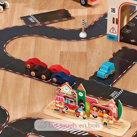 Juego de 4 coches de madera Supercars V2369 Vilac 10