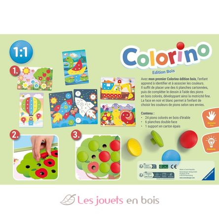 Juegos educativos de madera Colorino RAV24704 Ravensburger 3