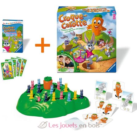 Croque Carotte y juego Siete Familias RAV24782 Ravensburger 4