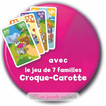 Croque Carotte y juego Siete Familias RAV24782 Ravensburger 5