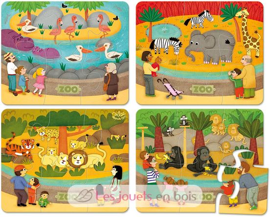 Puzzles del zoo V2642 Vilac 2