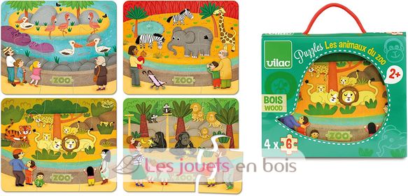 Puzzles del zoo V2642 Vilac 3