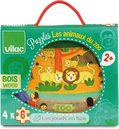 Puzzles del zoo V2642 Vilac 1