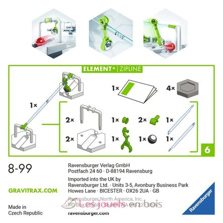 Gravitrax - Extensión tirolina 2 RAV-27472 Ravensburger 2