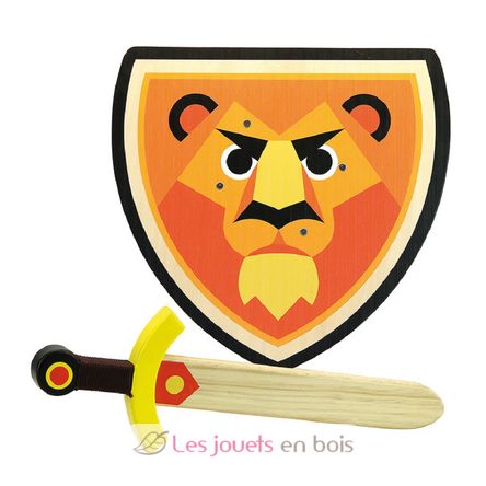 Juego de escudo y espada de león V2962 Vilac 1