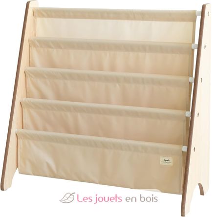 Estantería en tela reciclada beige EFK-107-016-019 3 Sprouts 1