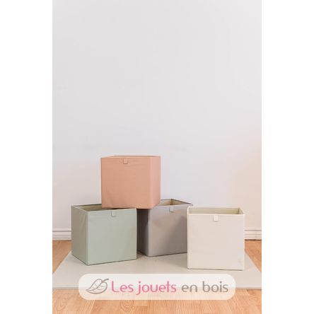 Cubo de almacenamiento gris claro EFK107-002-027 3 Sprouts 3