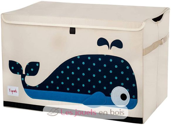 Caja de juguetes de ballenas EFK107-001-003 3 Sprouts 1