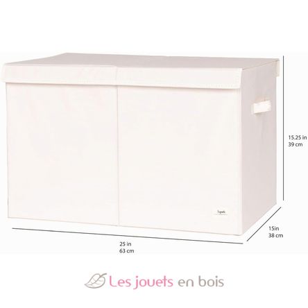 Baúl de juguetes Crema EFK-107-001-020 3 Sprouts 3