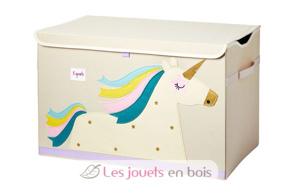 Caja de juguetes de unicornio EFK-107-001-016 3 Sprouts 1