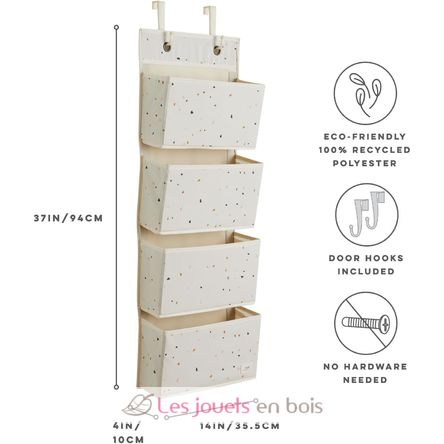 Organizador de pared terrazo crema EFK-107-015-008 3 Sprouts 3
