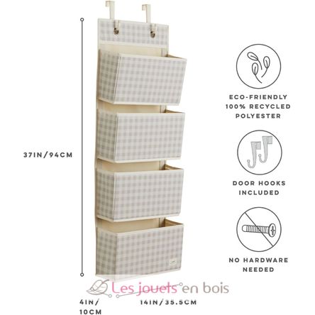 Organizador de pared con cuadros beige EFK-107-015-007 3 Sprouts 3