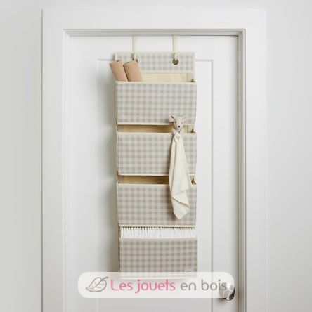 Organizador de pared con cuadros beige EFK-107-015-007 3 Sprouts 6