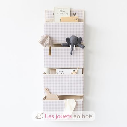 Organizador de pared con cuadros beige EFK-107-015-007 3 Sprouts 4