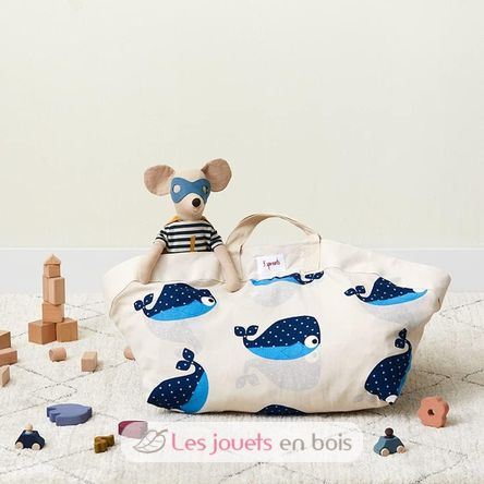 Alfombra de juego de ballenas EFK107-012-003 3 Sprouts 5