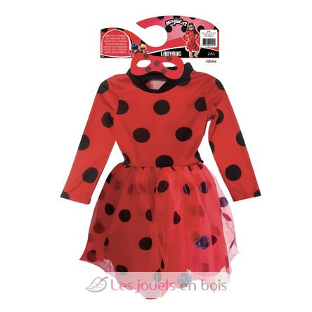 Vestido y máscara Ladybug 5-8 años R300834 Rubies 3