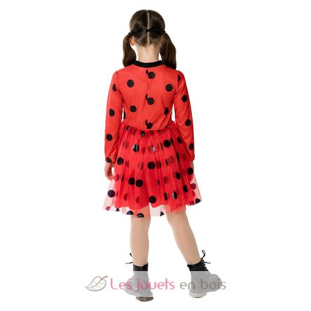 Vestido y máscara Ladybug 5-8 años R300834 Rubies 4