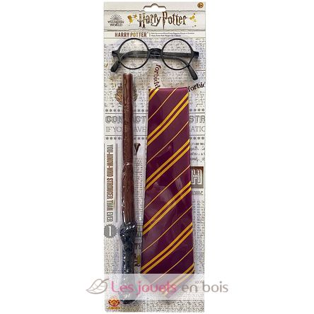 Gafas, varita y corbata de Harry Potter R301119 Rubies 1
