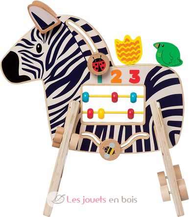 Juguete de actividad Safari Zebra MT316310 Manhattan Toy 3