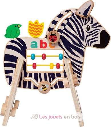 Juguete de actividad Safari Zebra MT316310 Manhattan Toy 4