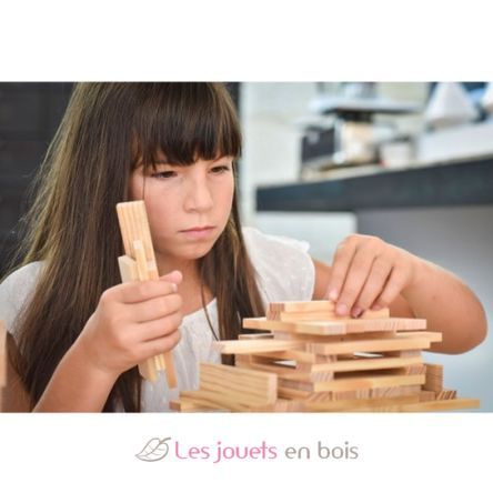 Juego de madera para montar la Torre Eiffel KA-TE Kapla 3