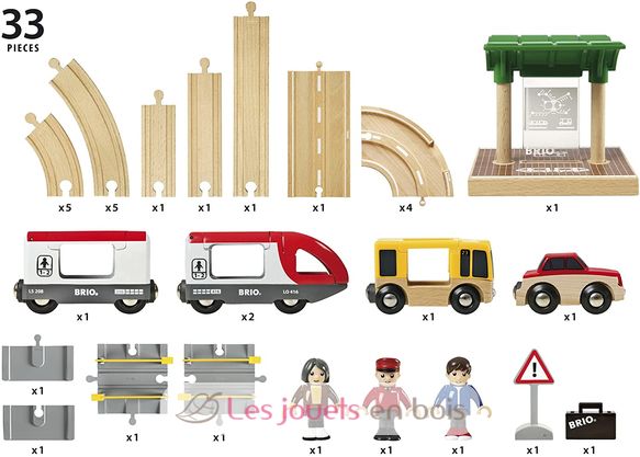 Circuito de conexión de trenes y autobuses BR33209-3706 Brio 3