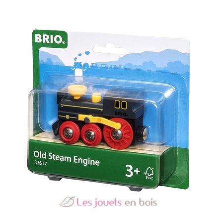 Gran locomotora de vapor BR33617 Brio 2